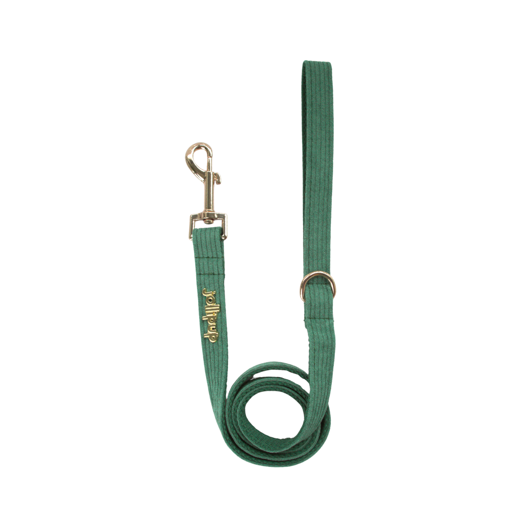 Corduroy (Forest Green) Leash