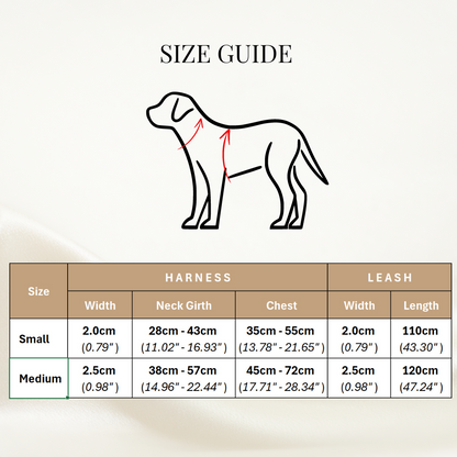 Brown corduroy harness for pets, soft and sturdy design - Kostbar Pet Club
