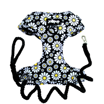 Harnais en tissu doux en néoprène Cutesy Daisy