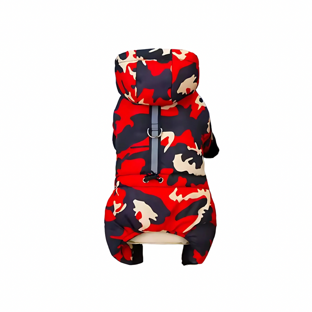 Veste d'hiver coupe-vent imperméable doublée polaire camouflage