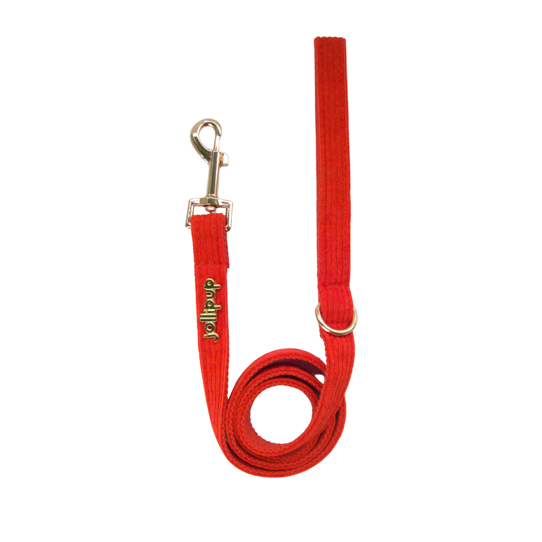 Corduroy (Red) Leash